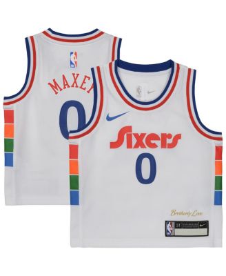Nike - Toddler Tyrese Maxey White Philadelphia 76ers 2024/25 Swingman Player Jersey - City Edition