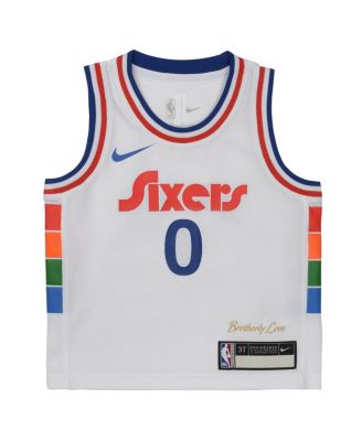 Toddler Tyrese Maxey White Philadelphia 76ers 2024/25 Swingman Player Jersey - City Edition