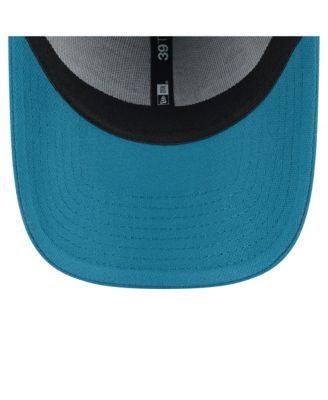 Men's Teal Jacksonville Jaguars Throwback Crawl Standard 39THIRTY Flex Hat