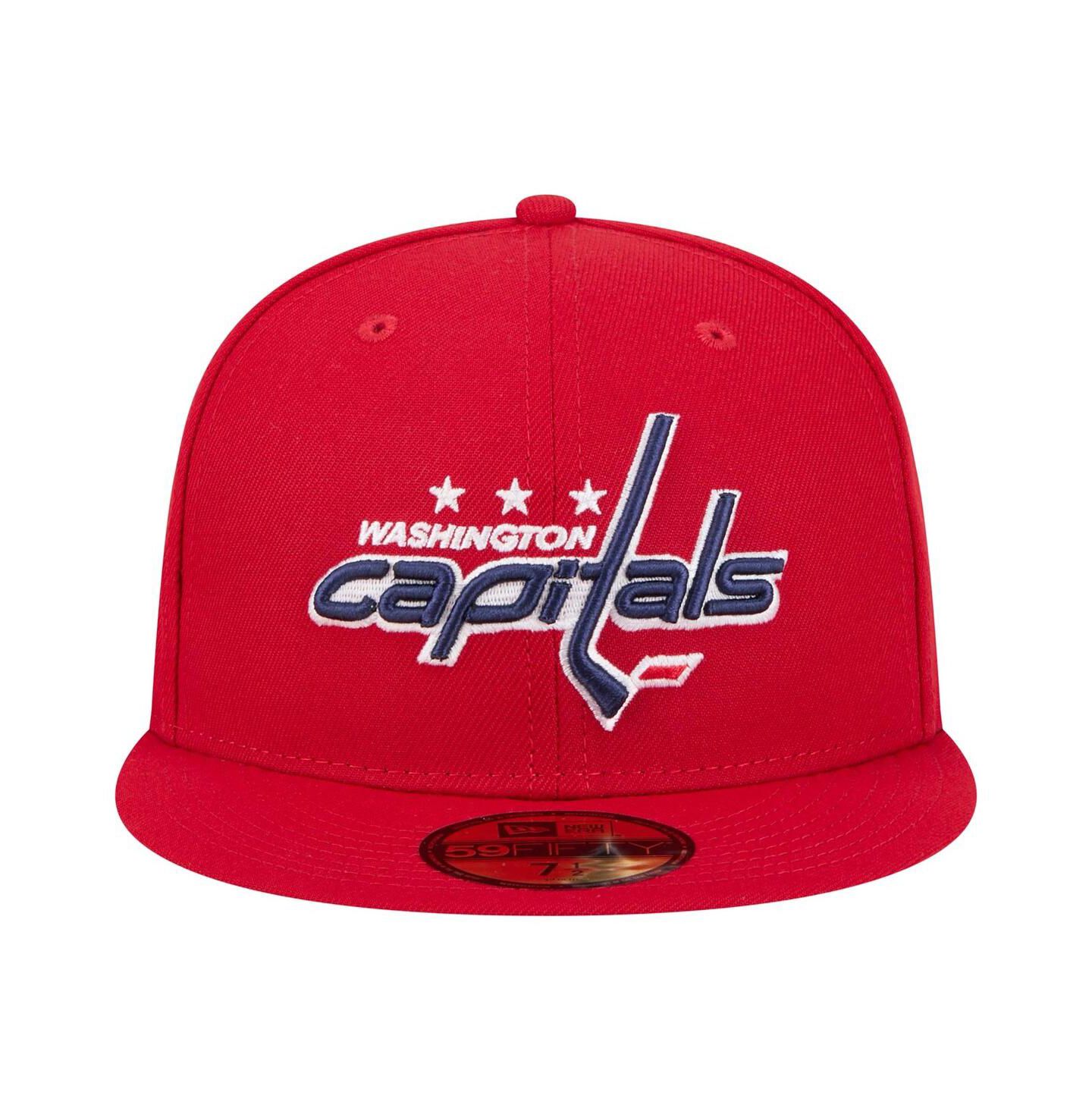 Мужская кепка New Era Red Washington Capitals Core 59FIFTY Fitted Hat — фото 3