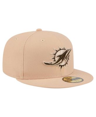 Men's Tan Miami Dolphins Candied Pecan 59FIFTY Fitted Hat