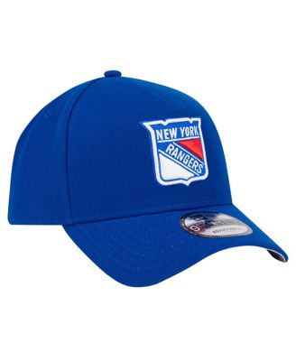 Men's Blue New York Rangers Core A-Frame 9FORTY Adjustable Hat