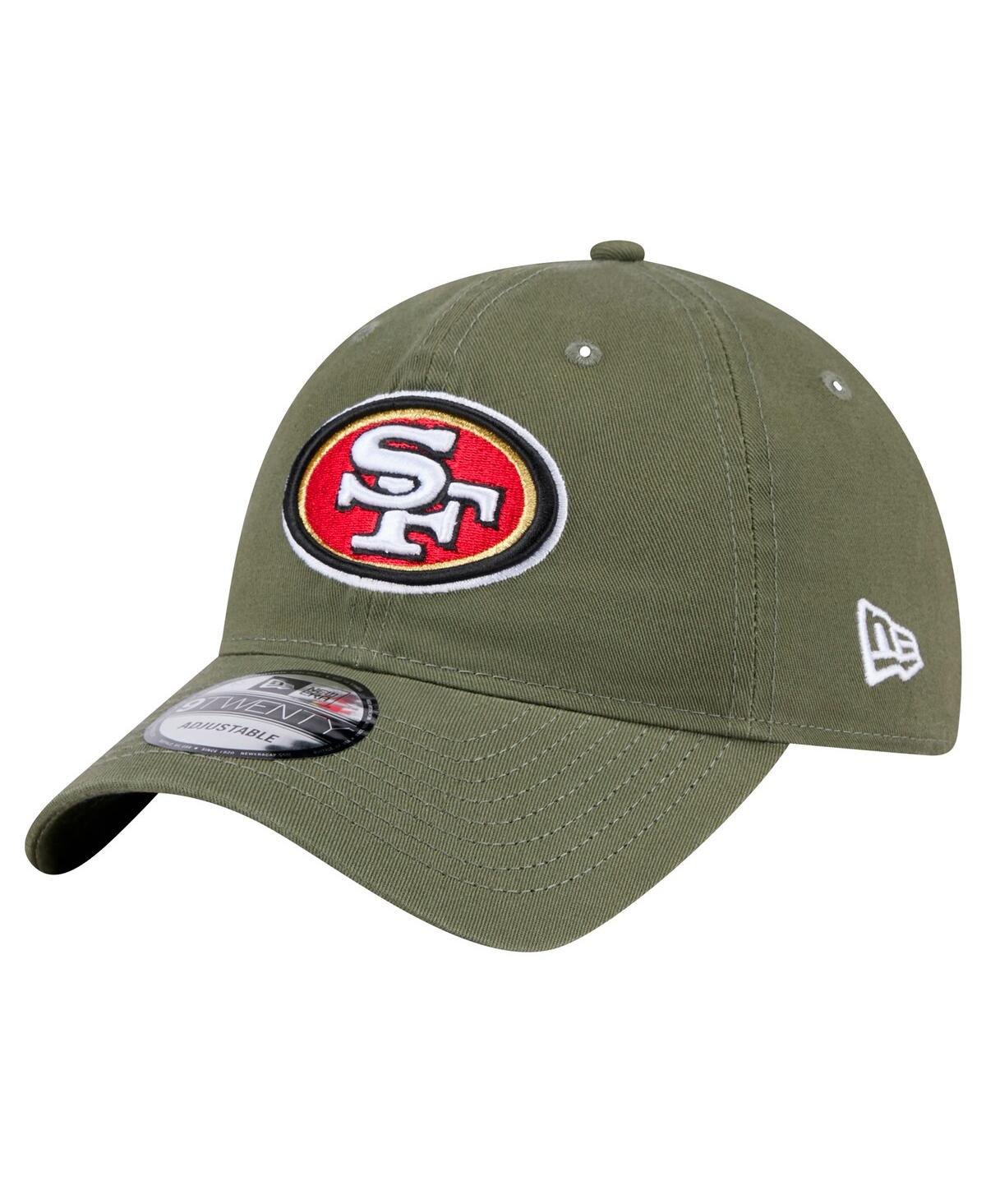 New Era Men's Olive San Francisco 49ers Main 9TWENTY Adjustable Hat