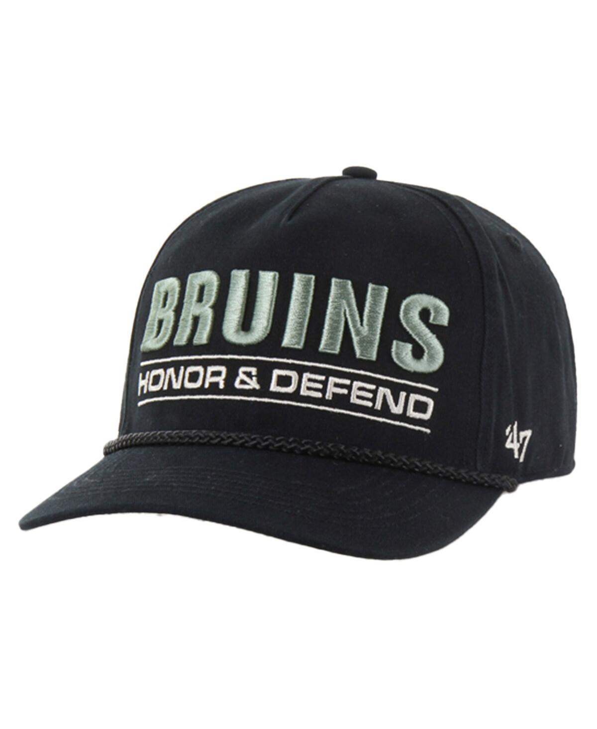 Shop 47 Brand Men's Black Boston Bruins Oht Military Appreciation Homeland Honor And Defend Hitch Adjustable Hat