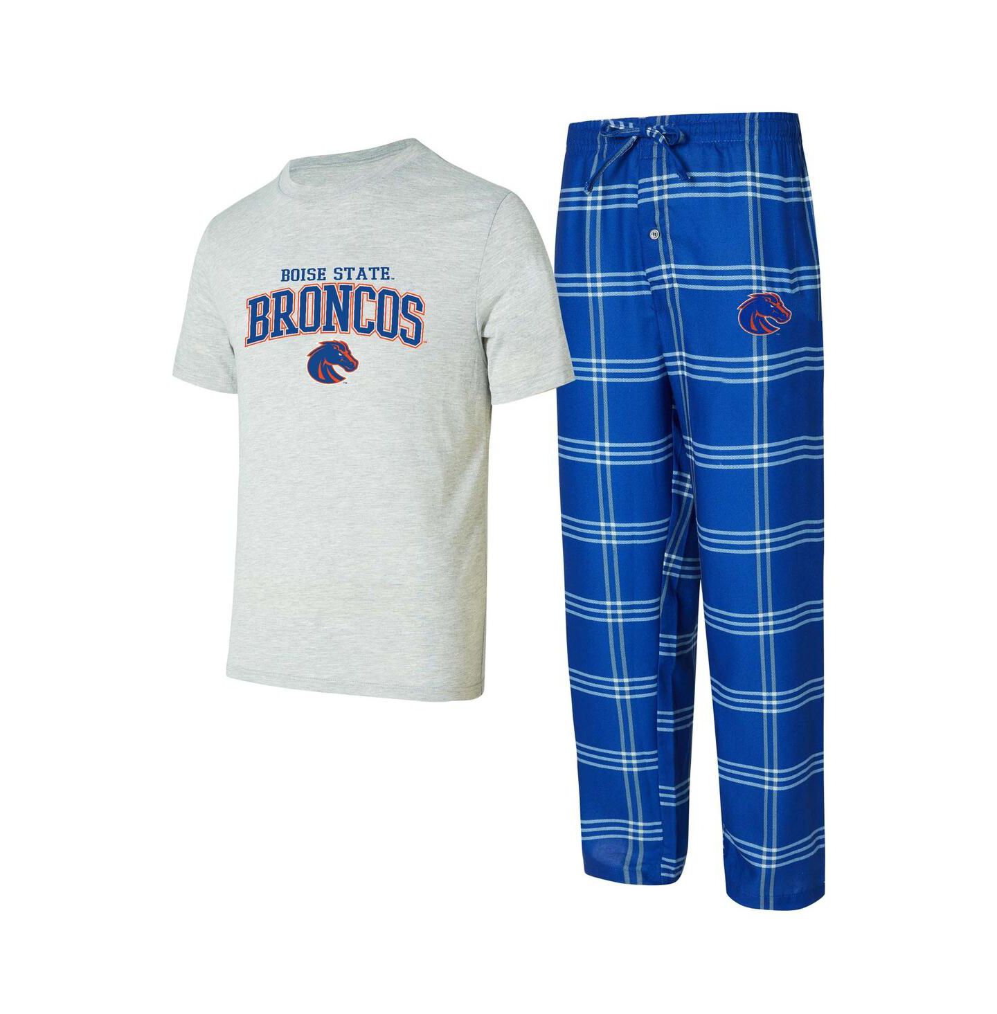 Мужские пижамы Concepts Sport Boise State Broncos T-Shirt Pants Sleep Set — фото 1