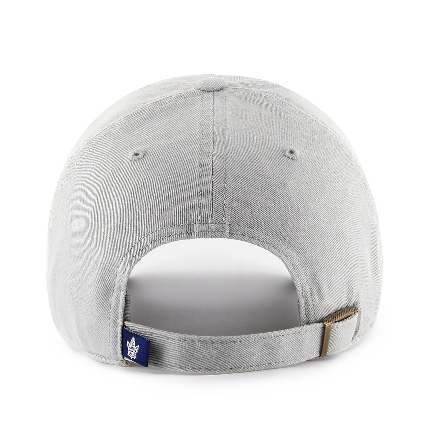 Мужская кепка '47 Brand Gray Toronto Maple Leaf's Team Clean Up Adjustable Hat — фото 2