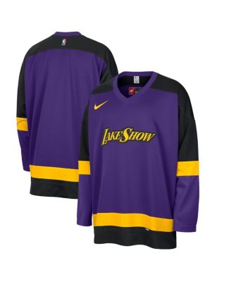 Nike - Men's Purple Los Angeles Lakers 2024/25 City Edition Courtside Heavyweight Hockey Jersey