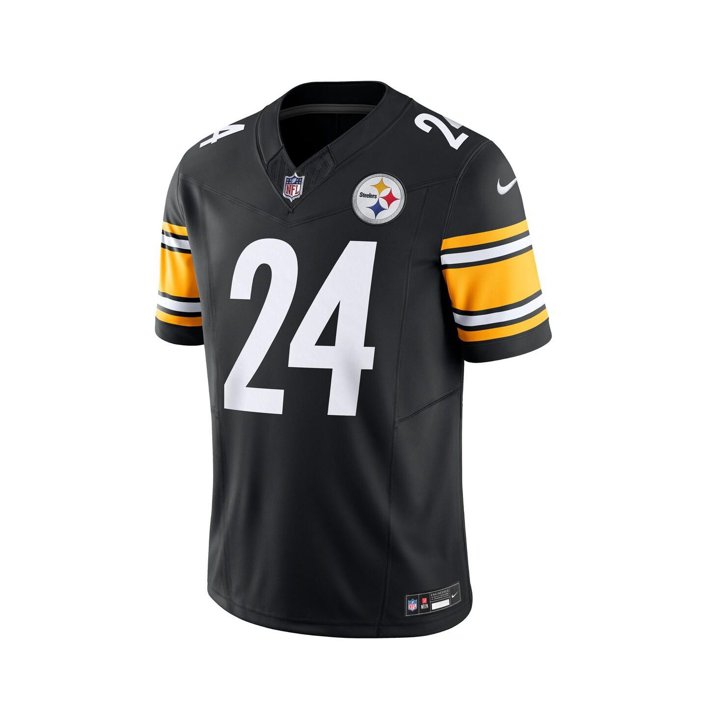 Мужской топ Nike Joey Porter Jr. Black Pittsburgh Steelers Vapor F.U.S.E. Limited Jersey — фото 3