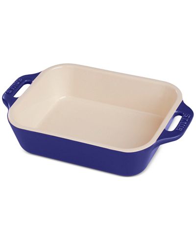 baking dish staub dishes ceramic sellers rectangular