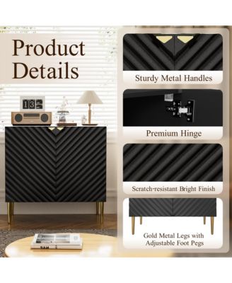 2 Door Locker Accent Cabinet