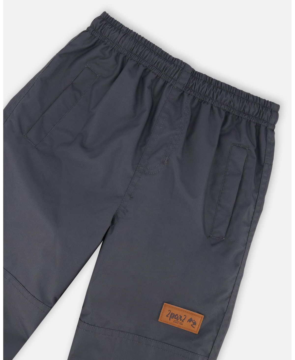 Deux par Deux Baby Boys 3-In-1 Mid-Season Outerwear Set Gray, Beige, Orange, And Sage