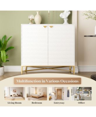 2 Door Locker Accent Cabinet