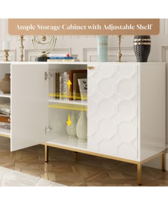 4 Door Locker Accent Cabinet