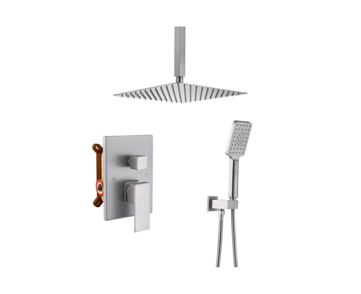 All-In-One Kit with Rough in-Valve - Brushed nickel