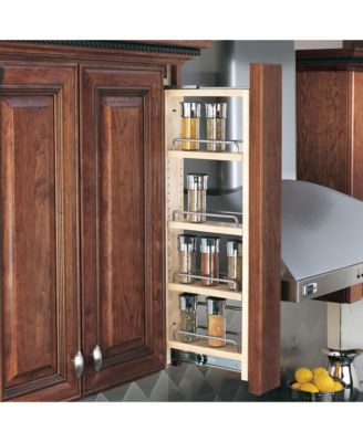 3" Pullout Wall Filler w/ Soft-close, 36" Height, 432-WFBBSC36-3C