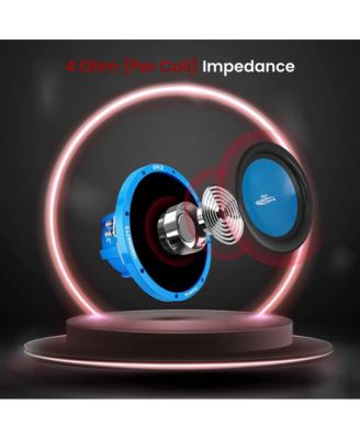 10-Inch Car Subwoofer, 1000 Watts, Dual Voice Coil (DVC)