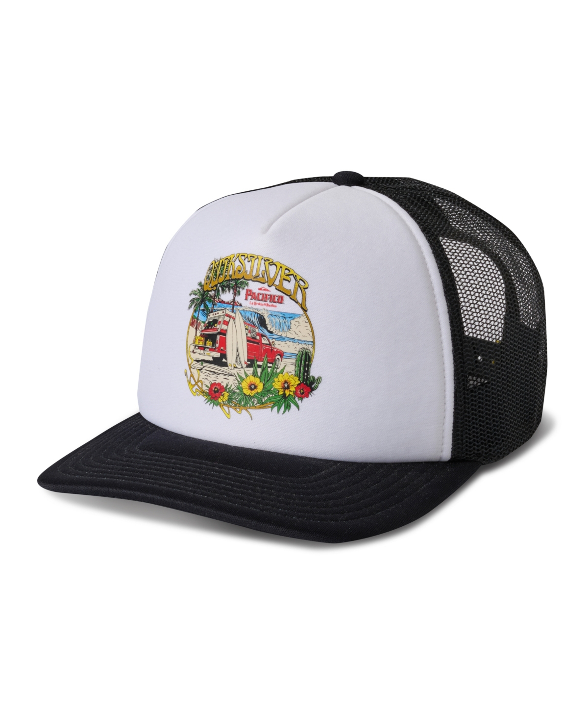 Men's Pacifico Baja Beach Trucker Cap - White