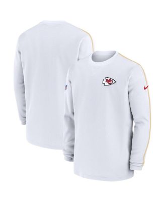 Nike - Men's Red Kansas City Chiefs 2024 Sideline Coaches Long Sleeve Top