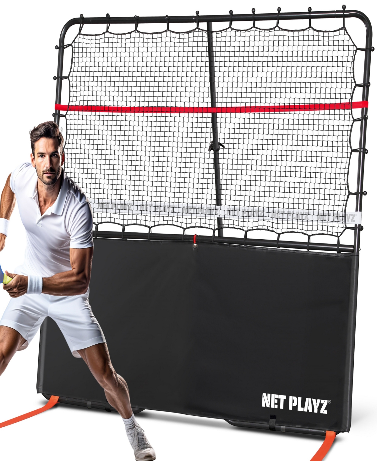 Net Playz 6' Pickleball Rebounder In Black