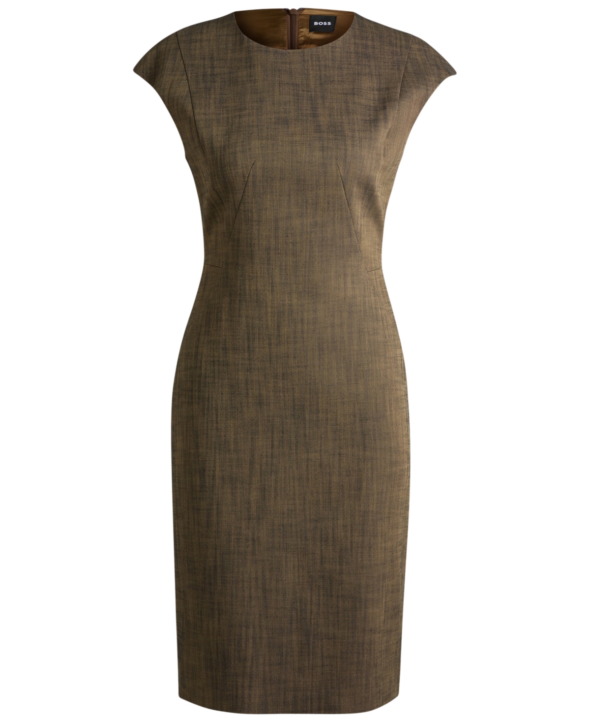 Hugo Boss Boss By  Women's Cap-sleeve Dress In Open Misc