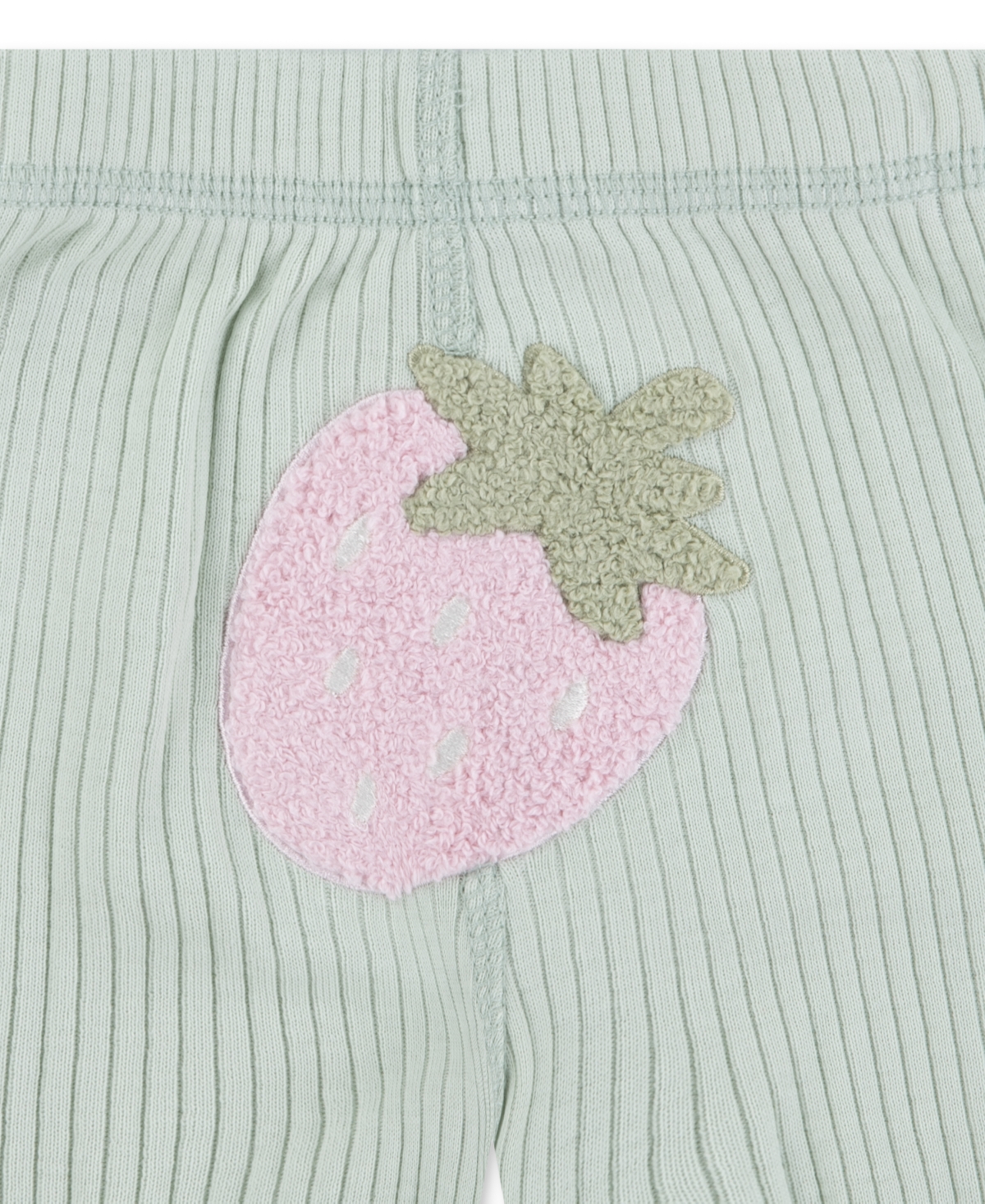 Huggies Baby Girls Turn Me Around Cotton Jacket, Bodysuit & Pants, 3-piece Set In Light Green,pink