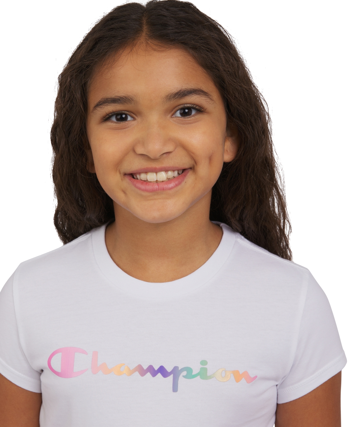 CHAMPION BIG GIRLS SHORT-SLEEVE GRAPHIC T-SHIRT 