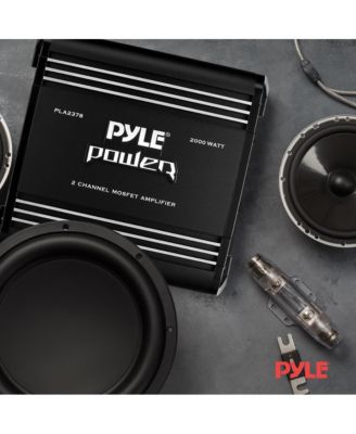 2-Channel Bridgeable MOSFET Car Amplifier, 2000 Watts