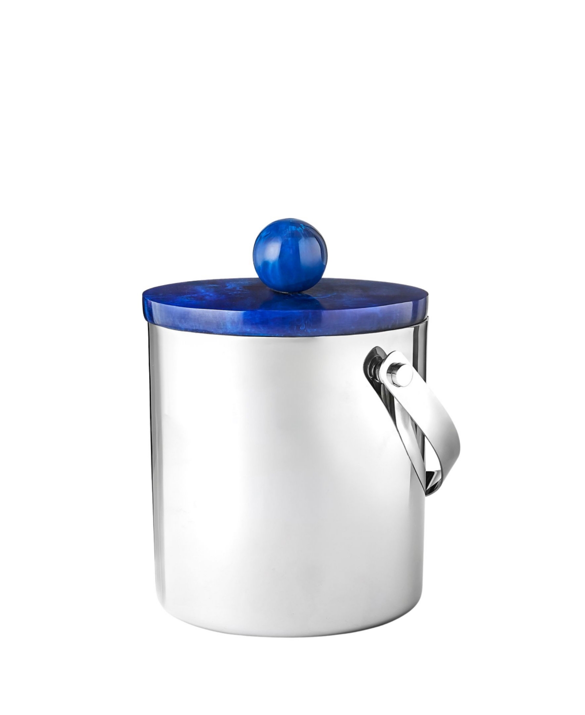 Godinger Azure Resin Ice Bucket In Silver
