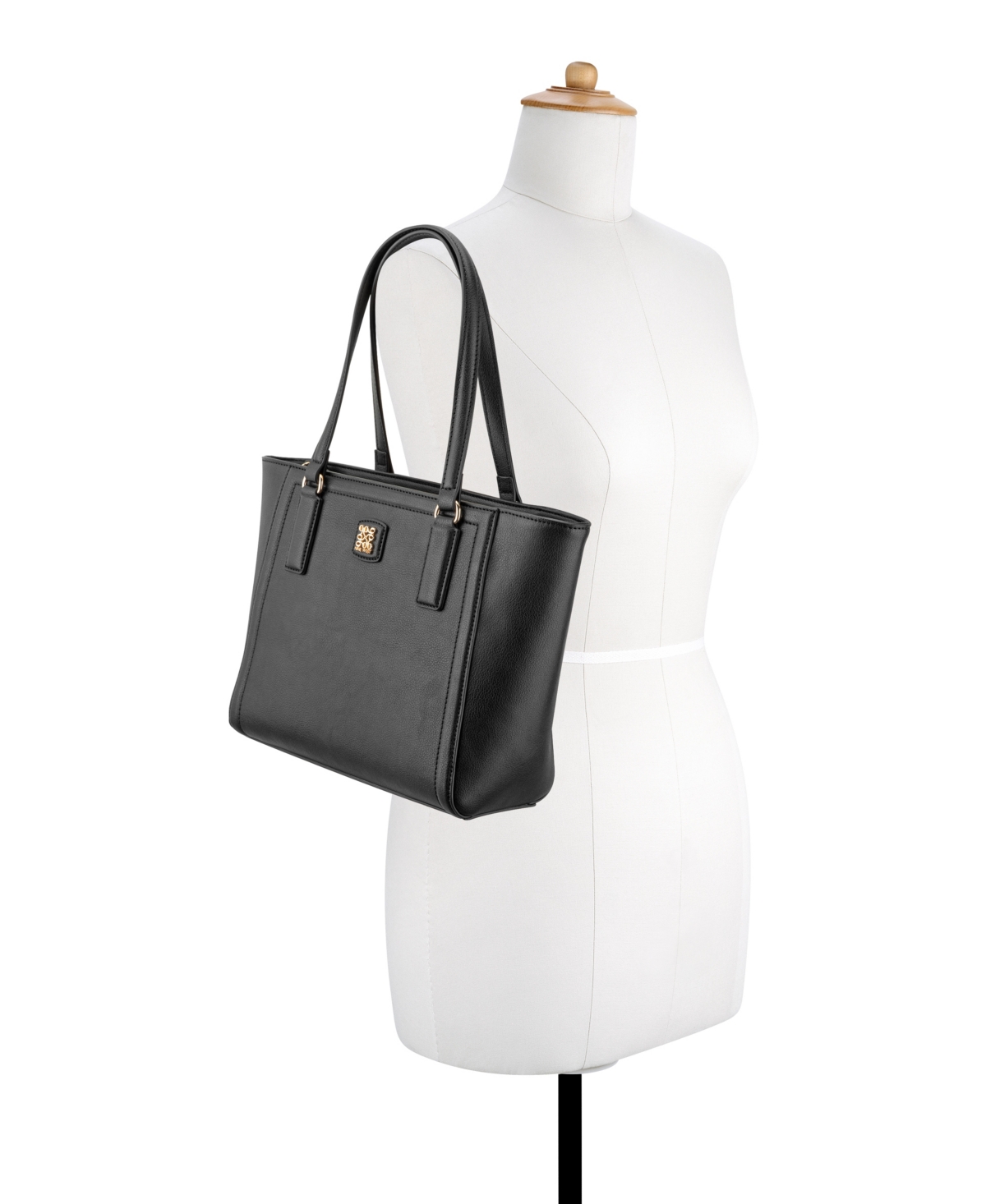 Shop Nine West Coen Medium Tote Bag In Black