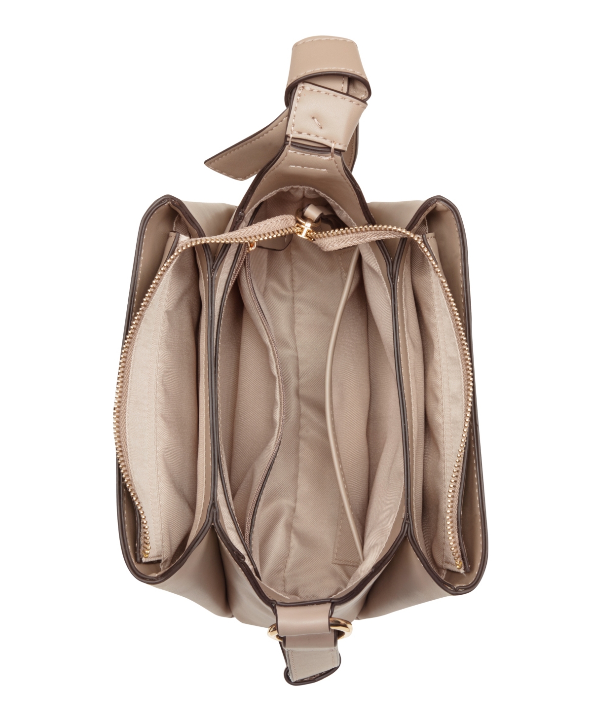 Shop Nine West Lyra Small Crossbody Bag In Dark Mushroom