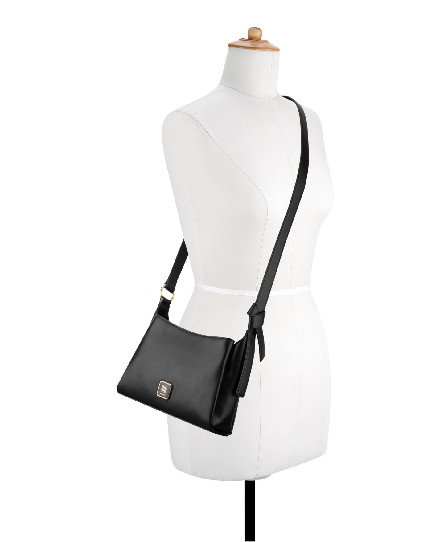 Женская сумка Nine West Lyra Small Crossbody, цвет: Чёрный — фото 6