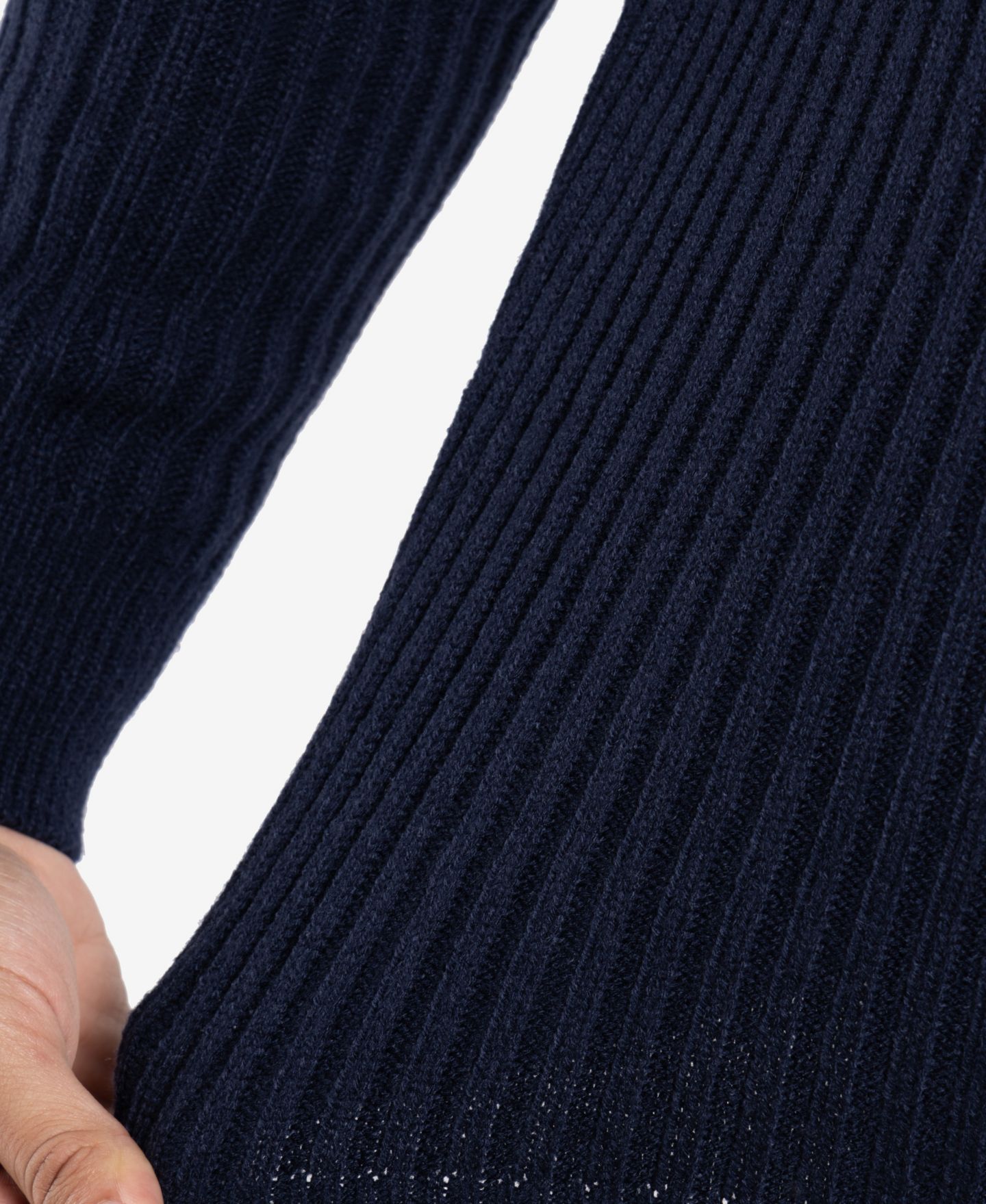 Мужской свитер X-Ray Ribbed Mock Neck Quarter-Zip, цвет: Тёмно-синий — фото 10
