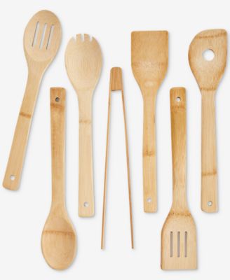 7-Piece Bamboo Utensil Set & Holder, Exclusively at Macy's
