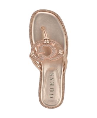 Women's Saima G Cutout Rhinestone Flat Sandals