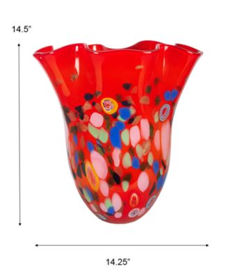 14.5" Alton Trail Art Glass Vase