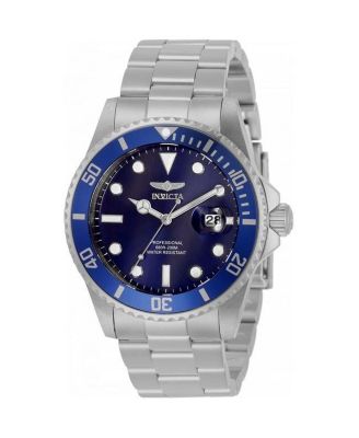Men's 33267 Pro Diver Quartz 3 Hand Blue Dial Watch