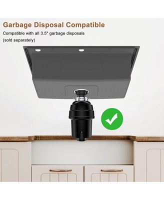 33inch L x 22inch W Drop-in Kitchen Sink with Accessories