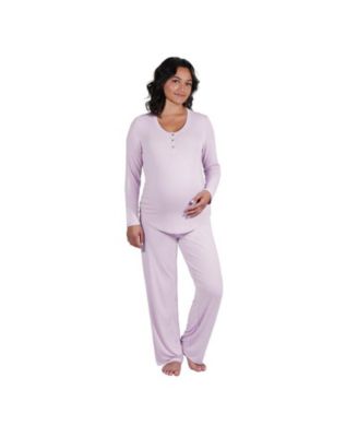 Maternity Laina Top & Pants /Nursing Pajama Set