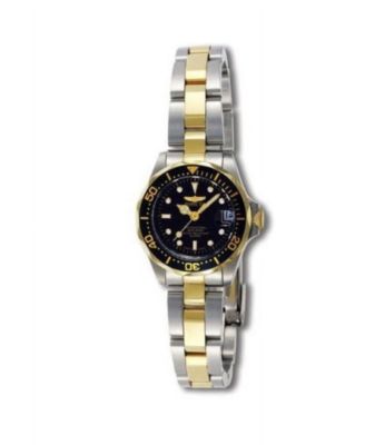 Women's 8941 Pro Diver Quartz 3 Hand Black Dial Watch