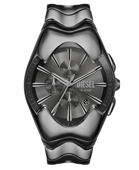 Мужские часы Diesel Mercurial Quartz Chronograph Gray Stainless Steel Watch, 45mm