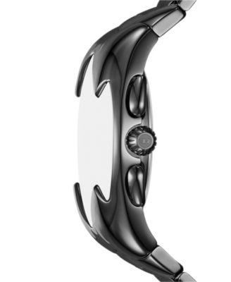 Men's Mercurial Quartz Chronograph Gray Stainless Steel Watch, 45mm