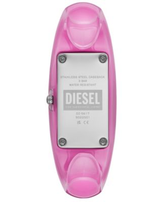 Women's Wonder-D Quartz Two-Hand Pink Nylon Watch, 24mm