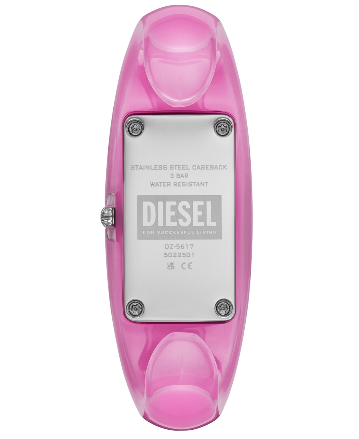 Diesel Wonder-d Nylon Resin Watch In Pink