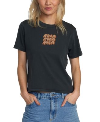 RVCA - Juniors' Daily Crewneck Cotton Short-Sleeve T-Shirt