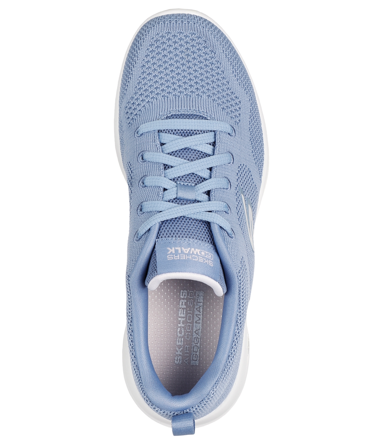 Skechers Women's Go Walk Joy Lace Walking Sneakers From Finish Line In Blue