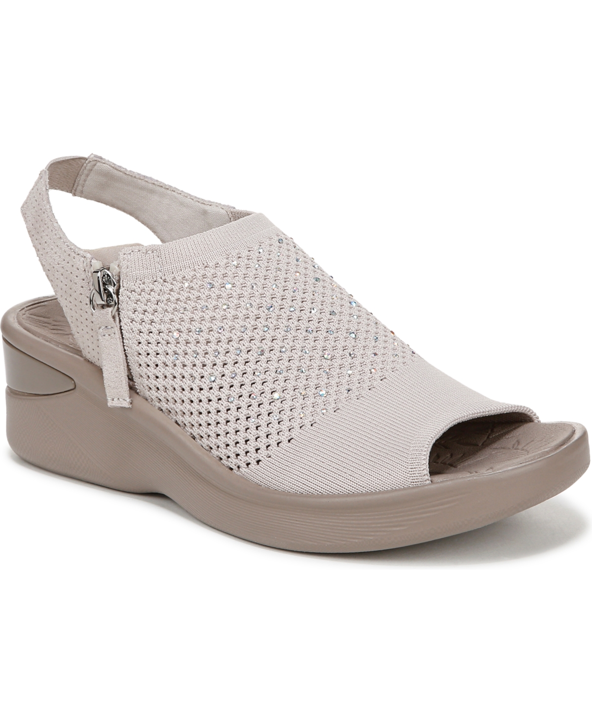 Women's Starlet Washable Slingback Wedge Sandals - Navy Blazer Knit Fabric