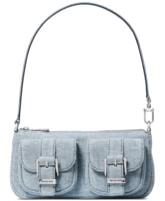 Zoe Small Denim Convertible Shoulder Bag