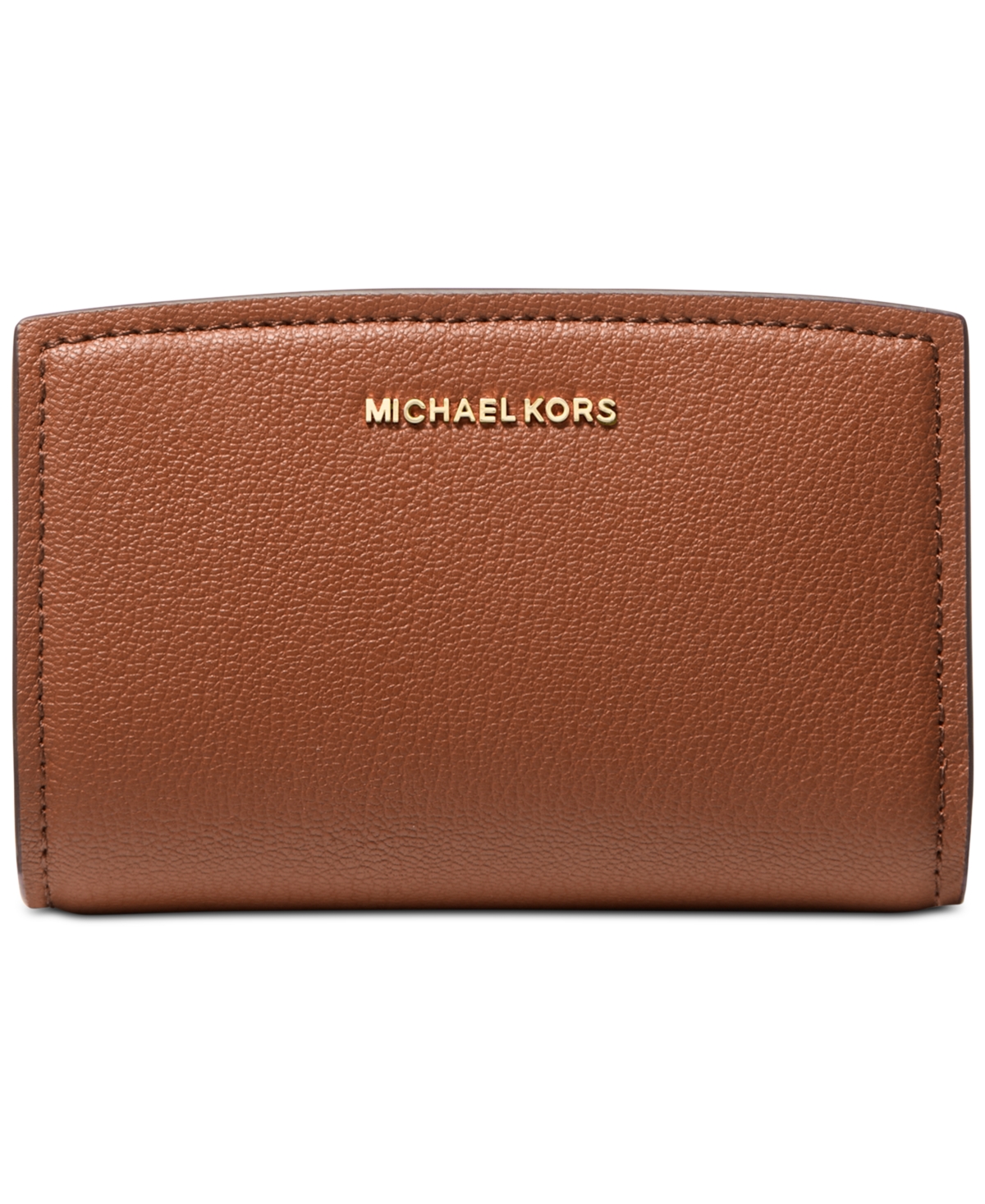 Michael Kors Bryant Leather Zip Around Wallet - Luggage