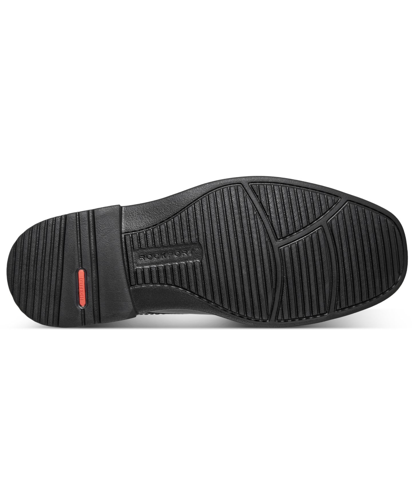 Мужские туфли Rockport Seaver Step Activated Dress Slip-On Oxfords, цвет: Чёрный кожаный — фото 4