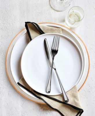 Elite Gold Glass Charger Plates, Set of 6